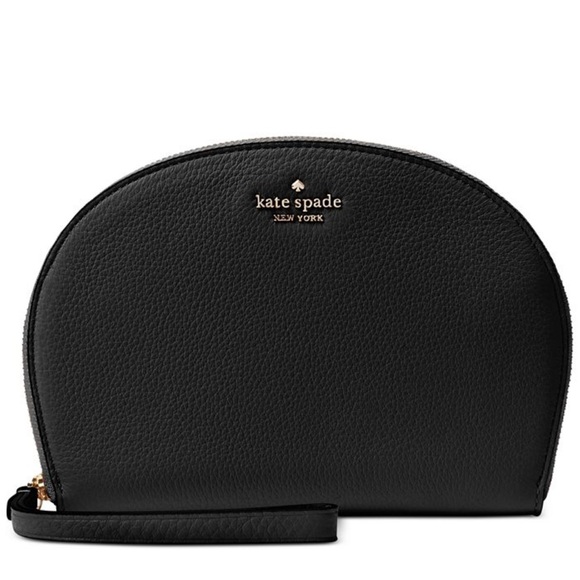 kate spade Handbags - NWT Kate Spade black pebble leather wristlet